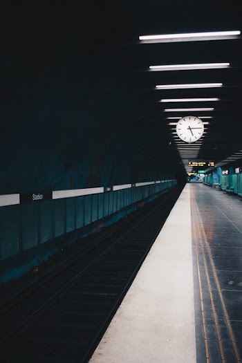 Photo of Empty Train Station Platform