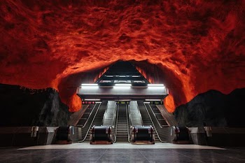 photo of escalator