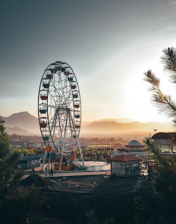 Photo of Ferris Wheel in Amusement Park