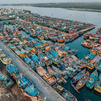 Photo of Fishing Boats Docked on Port