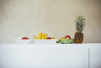 Photo of Fruits and Vegetables on White Counter