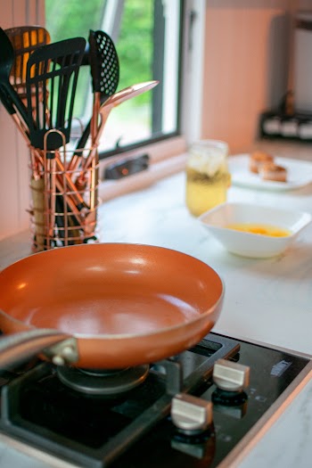Photo of Frying Pan on Stove