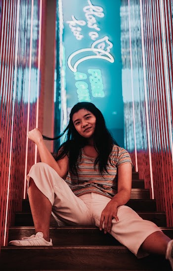 Photo Of Girl Wearing Striped Shirt