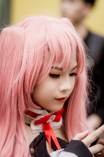 Photo of Girl With Pink Hair