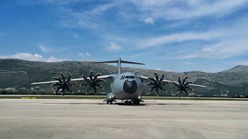 Photo of Gray and White Plane Ready for Take Off