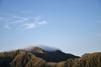 photo of gray hills