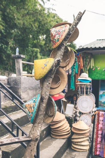 Photo of Hats Hanging on Tree