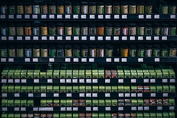 Photo of Herbs and Spices in the Grocery Store