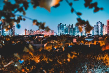 Photo of High-rise Building during Night Time