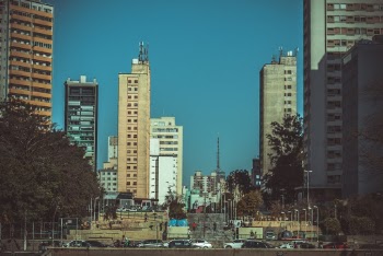 Photo of High-rise Buildings in a City