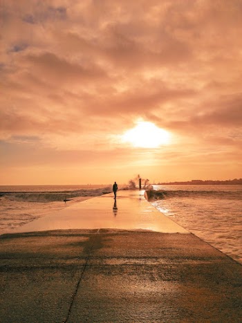 Photo Of Jetty During Dawn