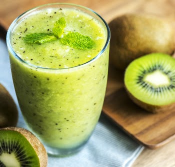 Photo of Kiwi Smoothie Filled Glass