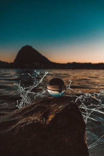 Photo of Lensball On Rock