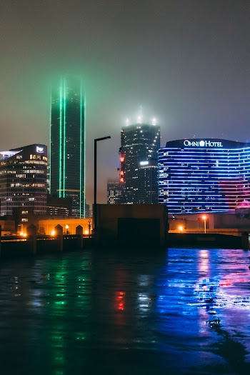 Photo of Lighted Buildings During Night Time