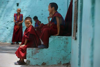Photo of Little Monks in Robes 