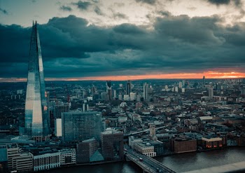 Photo of London Skyline During Golden Hour