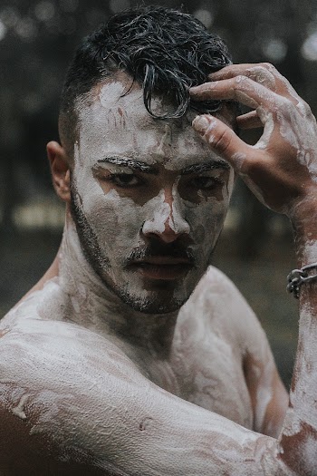 Photo Of Man Covered Body Paint