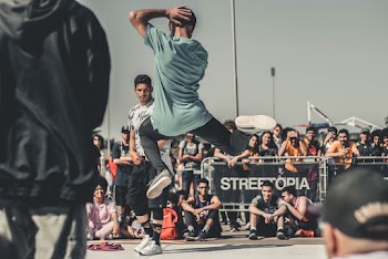 Photo Of Man Jumping Above Ground