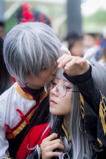 Photo Of Man Kissing Woman's Forehead