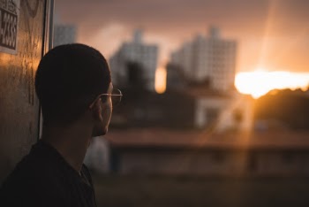 Photo Of Man Looking On Sunset