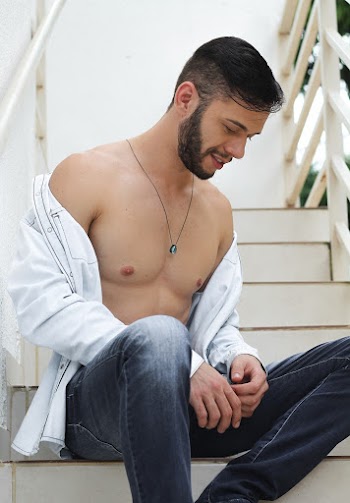 Photo of Man Sitting On Staircase