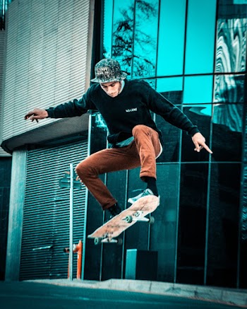 Photo Of Man Skating