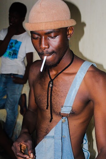 Photo of Man Smoking Cigarette