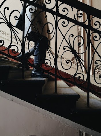 Photo Of Man Using The Stairs