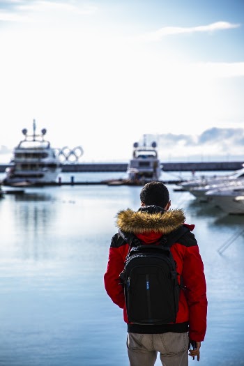 Photo of Man Wearing Backpack