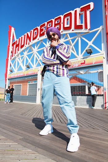 Photo Of Man Wearing Striped Long Sleeves 
