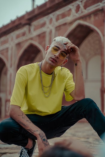 Photo Of Man Wearing Yellow Shirt