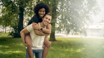 Photo Of Men Hugging Each Other