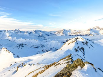 Photo of Mountains During Winter