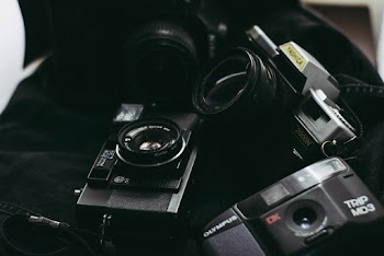Photo Of Old Cameras