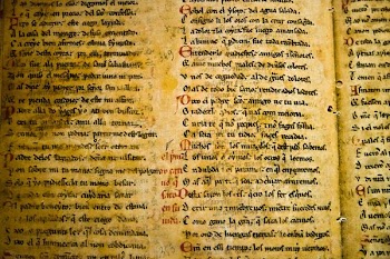 photo of open book