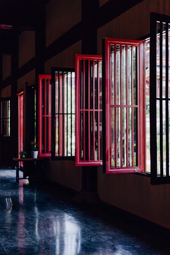 Photo of Opened Metal Windows