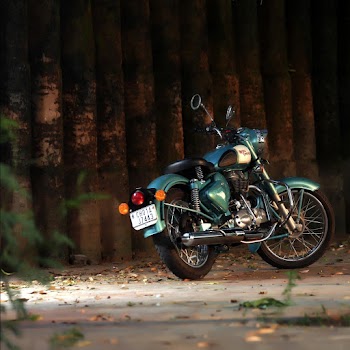 Photo of Parked Motorcycle