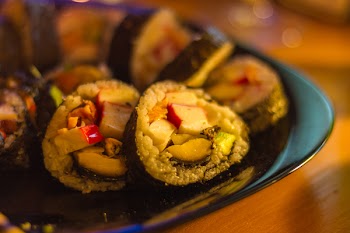 Photo of Pastries on Black Tray