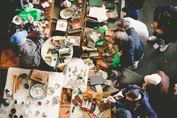 photo of people doing artworks