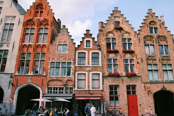 Photo of People in Front of Stores