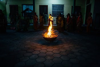 Photo Of People Near Bonfire
