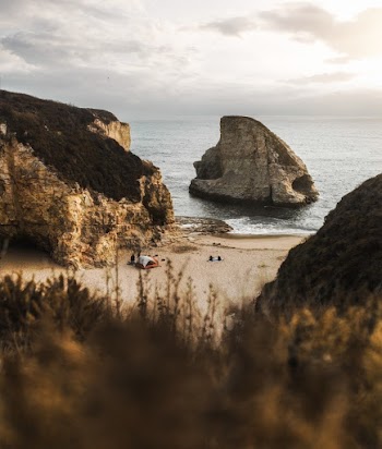 Photo of People on Seashore