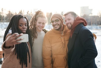 Photo of People Taking Selfie