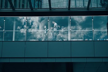 photo of people walking inside building