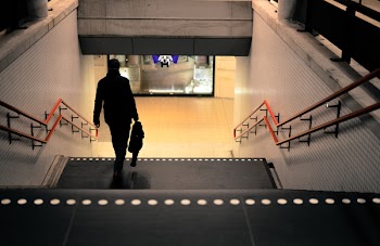 Photo Of Person Going Down The Stairs