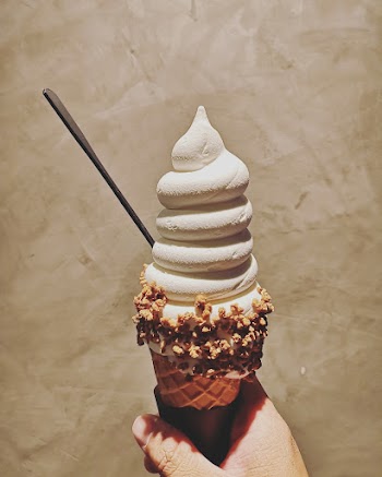 Photo of Person Holding Ice Cream