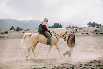 Photo of Person Riding a Horse