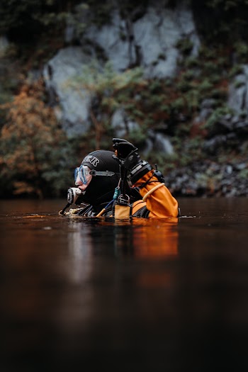 Photo of Person Scuba Diving