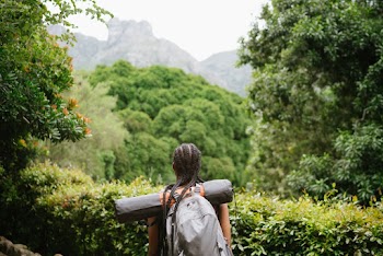 Photo of Person Standing Near Plants
