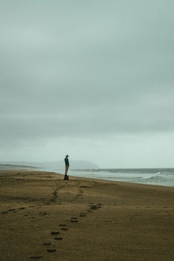 Photo Of Person Standing On Shore
